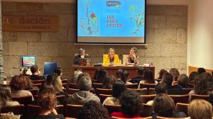 A concelleira de Educación, Míriam Louzao, participou na sesión formativa celebrada na sede de Afundación