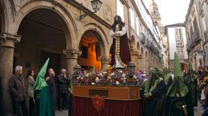 Paso de la procesión, un año anterior