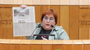 Iria Carreira, portavoz de sanidad del BNG en el Parlamento gallego