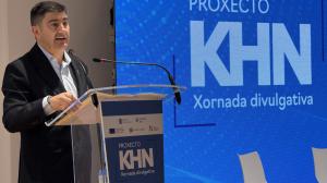 El delegado de gobierno en Galicia, Pedro Blanco, en la presentación