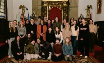 Xunta e Universidade de Santiago de Compostela reciben alumnos e docentes noruegueses de intercambio en Galicia (2)