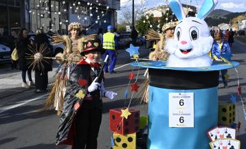 Desfile del Entroido de Padrón en una edición anterior