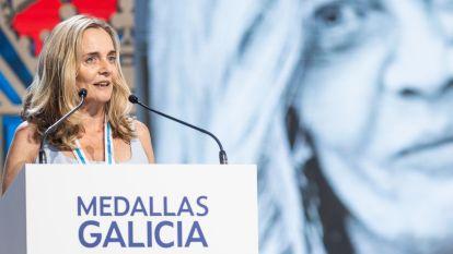 A produtora Zaza Ceballos, durante o seu discurso @EP Agostime