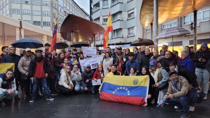 Manifestación por Venezuela en Santiago (12)