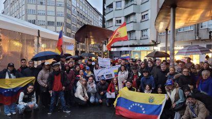 Manifestación por Venezuela en Santiago (13)