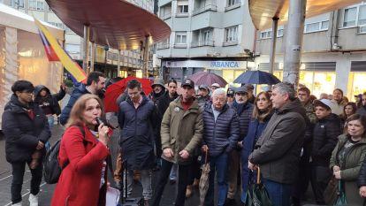 Manifestación por Venezuela en Santiago (10)