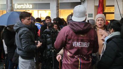 Manifestación por Venezuela en Santiago (6)