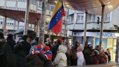 Manifestación por Venezuela en Santiago (5)