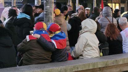 Manifestación por Venezuela en Santiago (4)