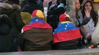 Manifestación por Venezuela en Santiago (2)