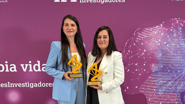 A doutora Sara Pischedda, investigadora posdoutoral do IDIS, recolleu en Madrid o IX Premio a Novos Investigadores da Fundación AstraZeneca na categoría de Enfermidades Infecciosas e Inmunoprevisibles