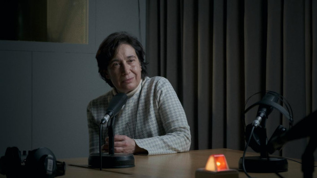 Celia Balboa, durante su aparición en el documental ‘En loita’, que abordará la memoria oral y el papel de las mujeres en el movimiento estudiantil gallego
