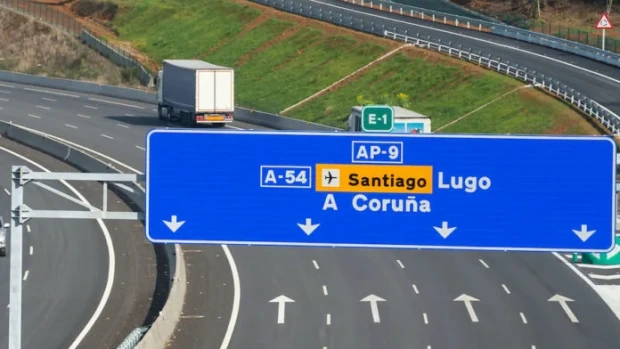 Fotografía de archivo de un tramo de la AP-9