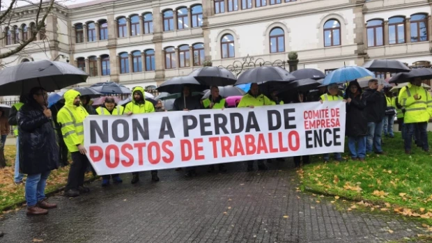Imagen de archivo de una protesta de Ence