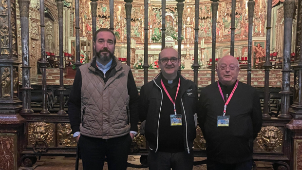 Delegación del Cabildo de Santiago durante las jornadas celebradas en Toledo