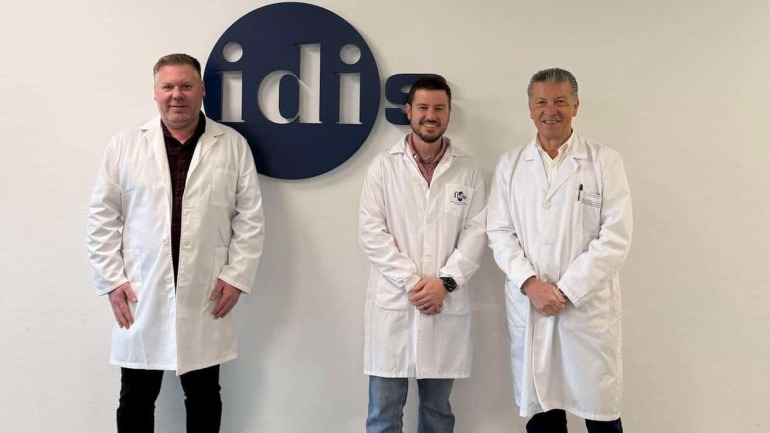 Tomas Sobrino, Dr. Alberto Ouro y Dr. Rogelio Leira