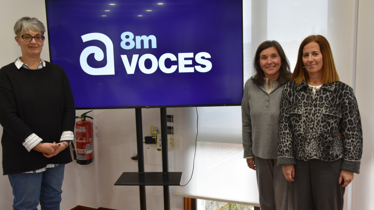 A concelleira de Igualdade, Uxía García, presentou a programación do 8M en Ames