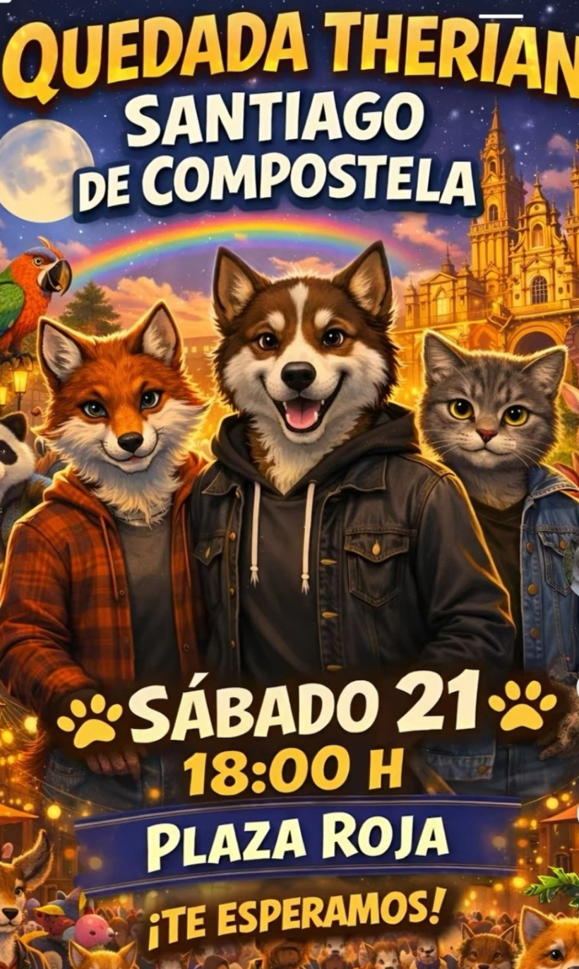 Carteles difundidos en redes convocan la quedada de therians este sábado a las 18.00 horas