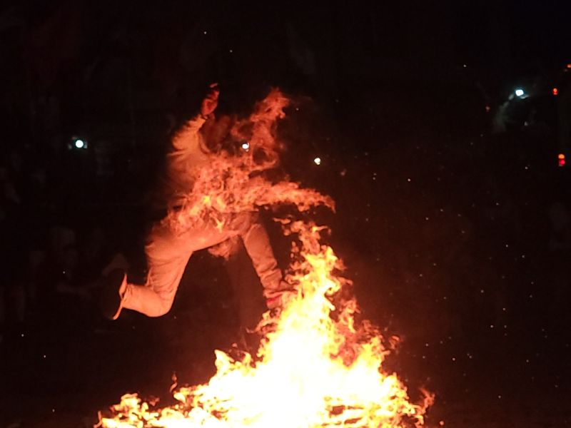 Salto fuego