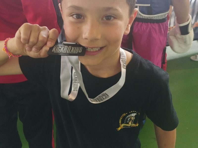 Adrian Castro, uno de los medallistas del centro de artes marciales amiense