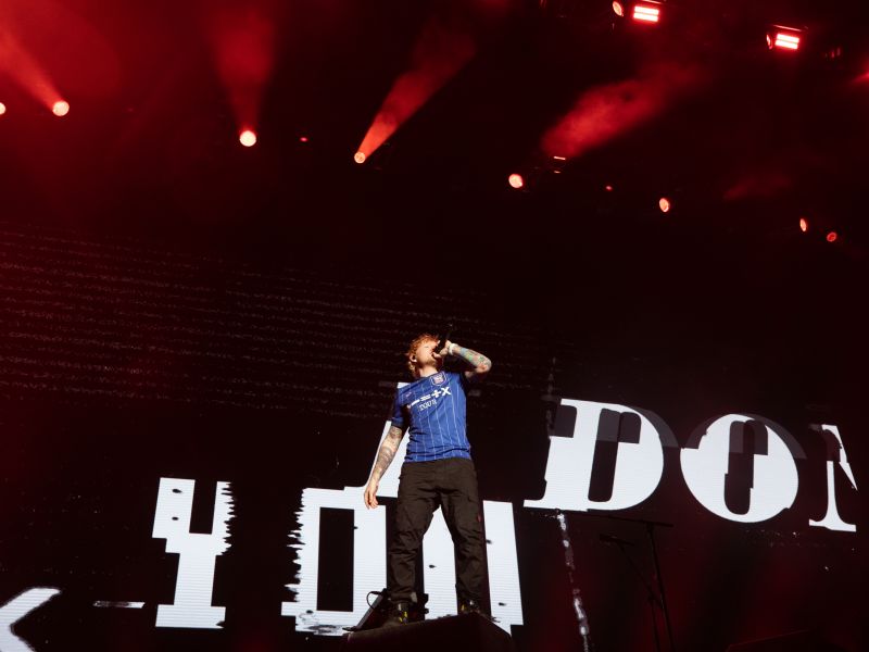 Ed Sheeran en Santiago de Compostela. Mark Surridge