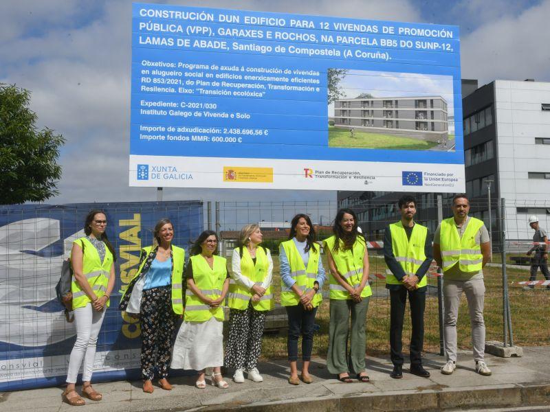 Autoridades das entidades implicadas supervisaron o inicio das obras