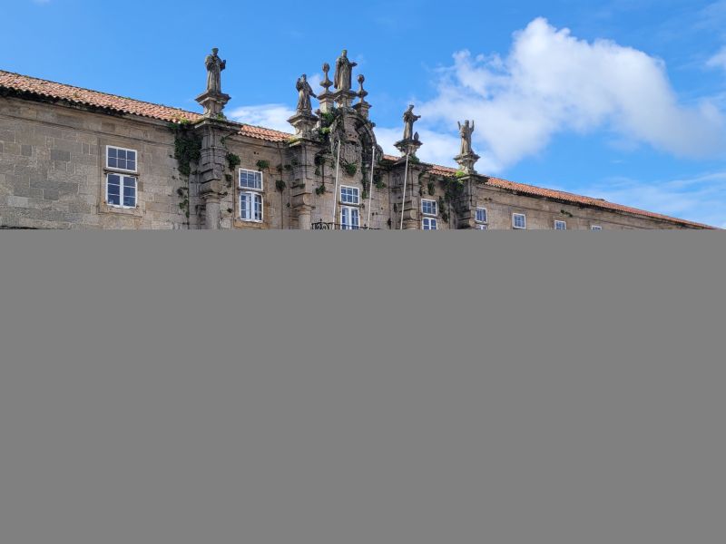 Exterior del Hospital de Conxo Foto de Eladio Gonzu00e1lez Lois