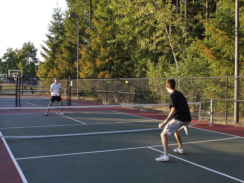 Partido de pickleball