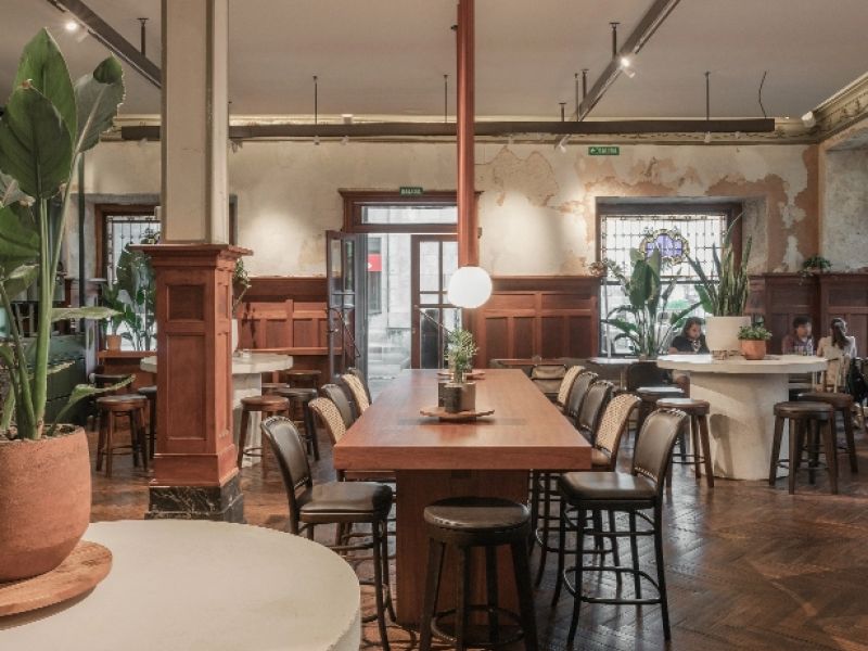 Interior del emblemtico Cafe Derby