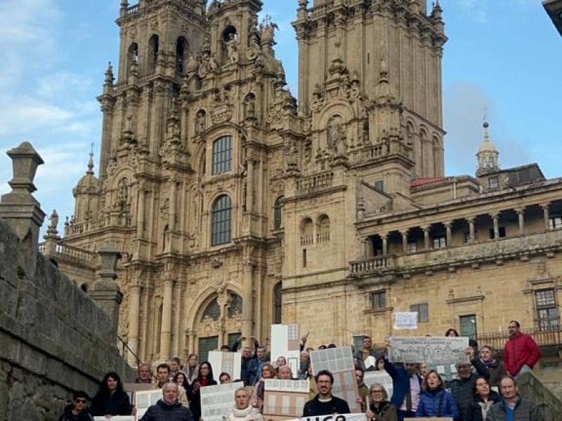 Manifestacion de los propietarios de viviendas de uso turistico a comienzos de este año