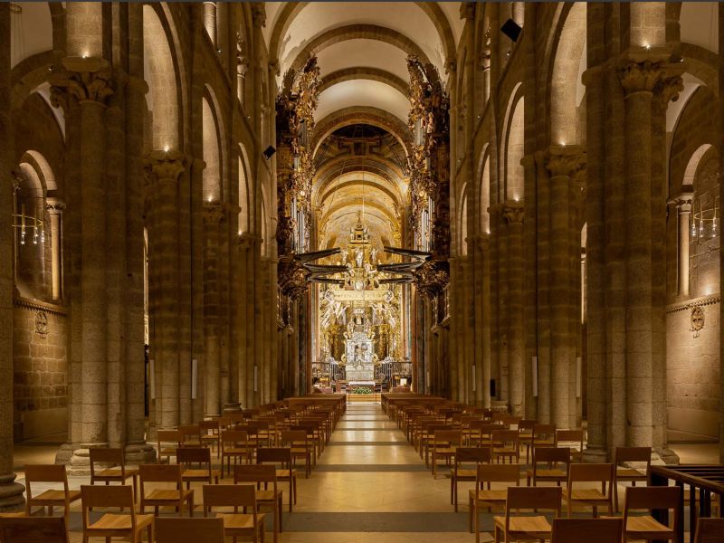 Interior de la Catedral de Santiago