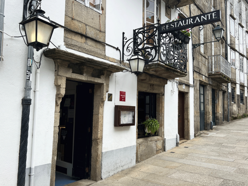 Exterior de A Horta do Obradoiro