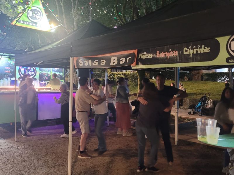 Puestos y atracciones en las fiestas de la Ascensiu00f3n
