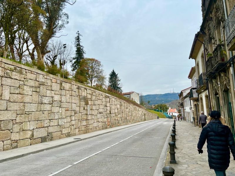 Estado anterior de la rua do Pombal