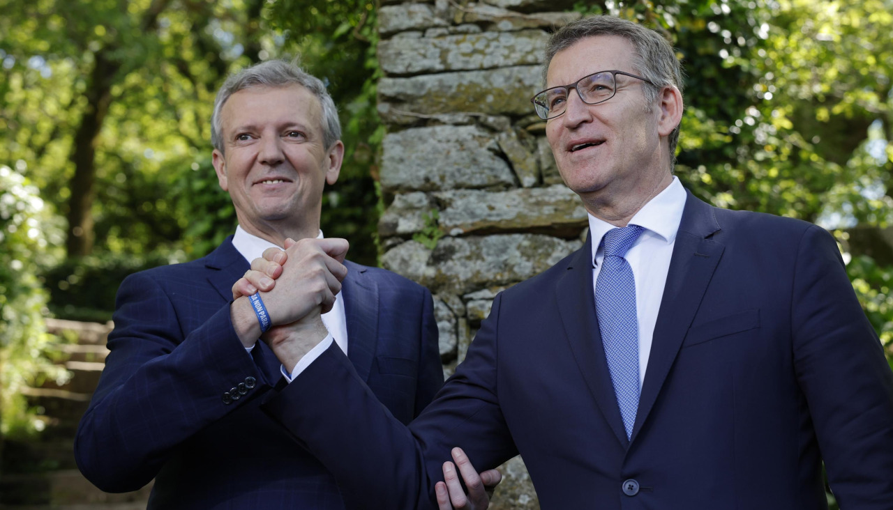Rueda y Feijóo @ EFE