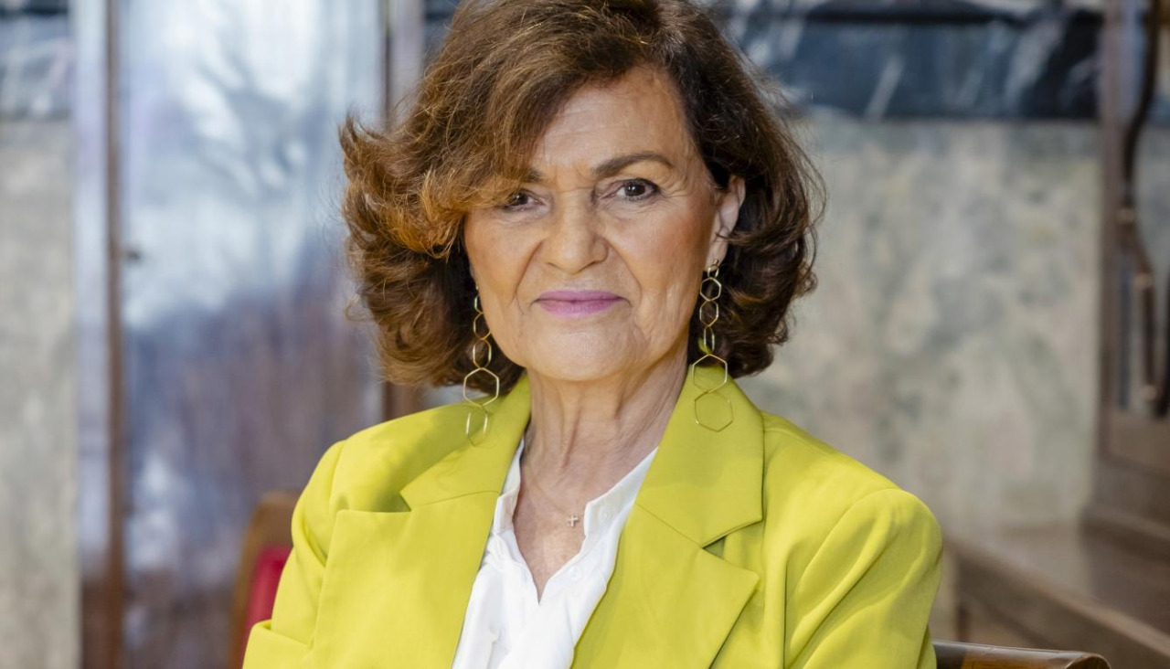 A presidenta do Consello de Estado, Carmen Calvo