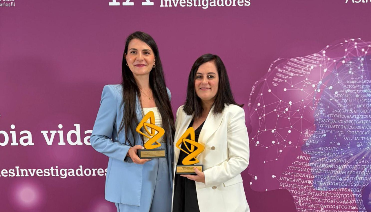 A doutora Sara Pischedda, investigadora posdoutoral do IDIS, recolleu en Madrid o IX Premio a Novos Investigadores da Fundación AstraZeneca na categoría de Enfermidades Infecciosas e Inmunoprevisibles