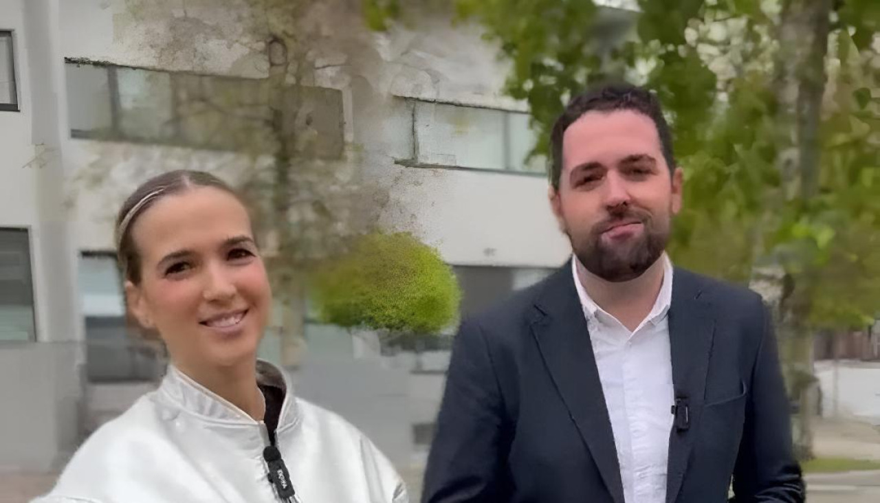 Los concejales del Partido Popular de Santiago, Nerea Barcia y Adrián Villa