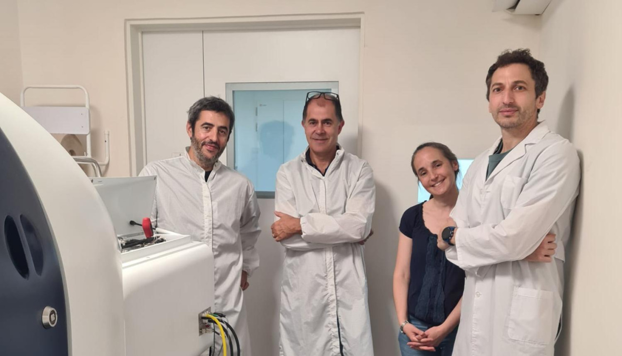 Investigadores del CiMUS durante la misión oficial del OIEA en Buenos Aires centrada en tecnología PET y medicina nuclear.