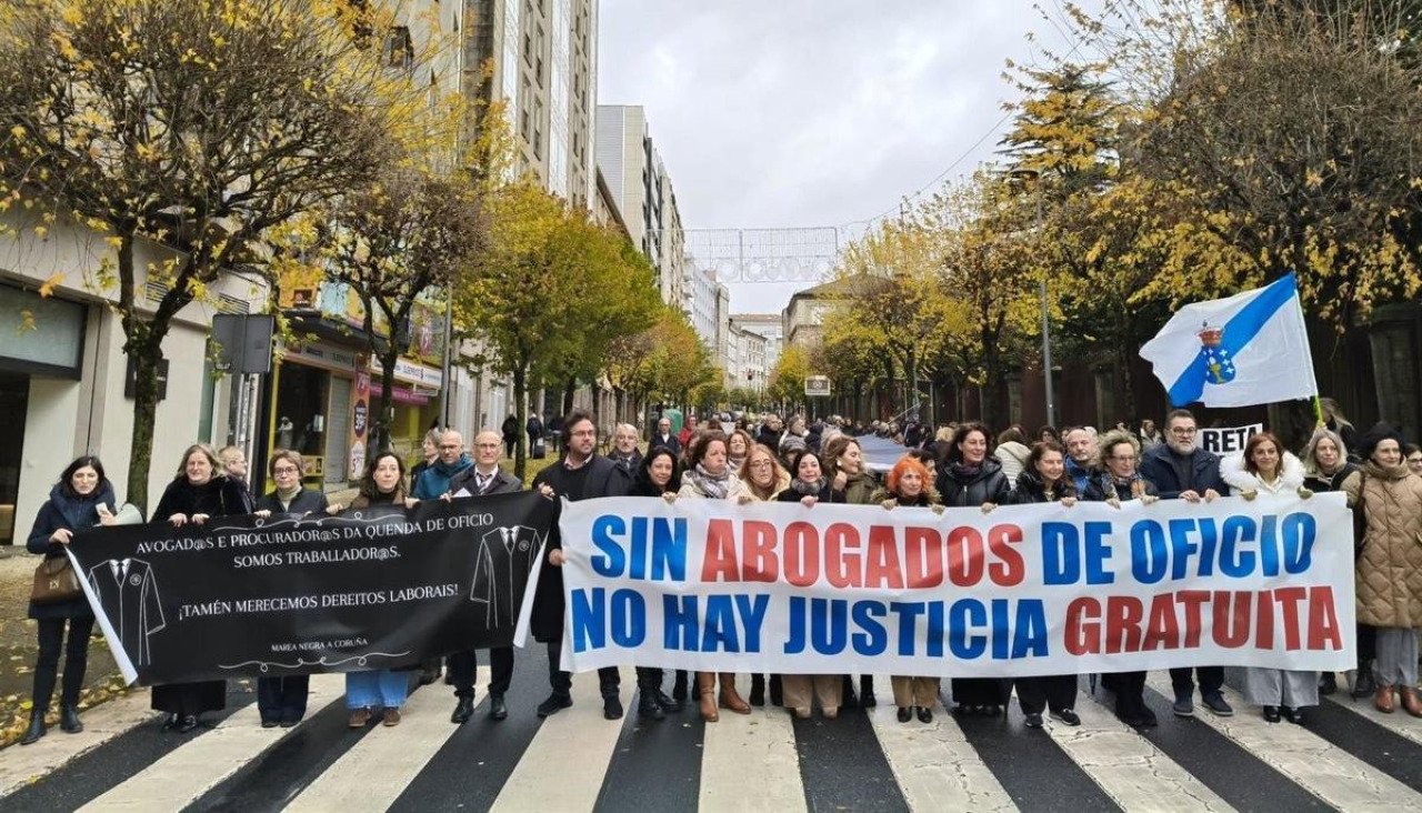 Profesionales del Turno de Oficio exigen en Santiago una "reforma estructural" y aprobación "inmediata" del nuevo baremo