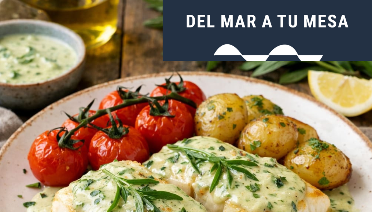 Receta de merluza con salsa de estragón