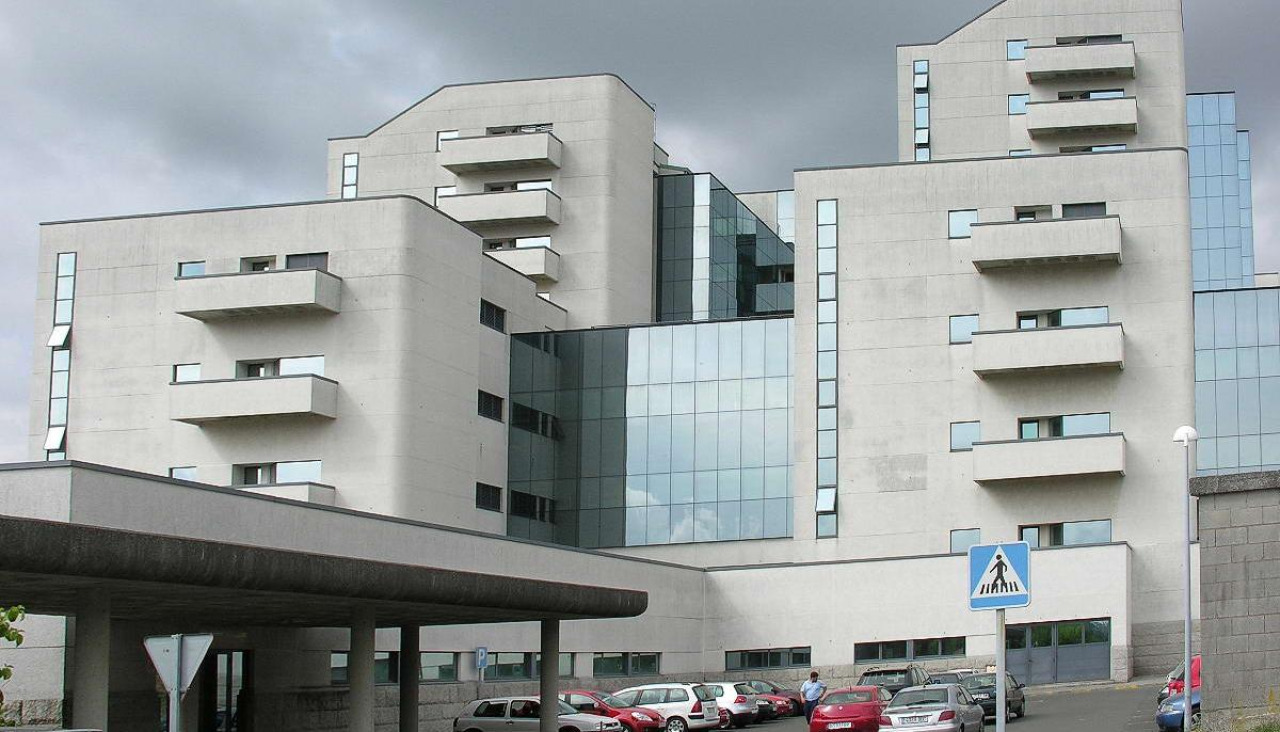 Exterior del Clínico de Santiago (CHUS)