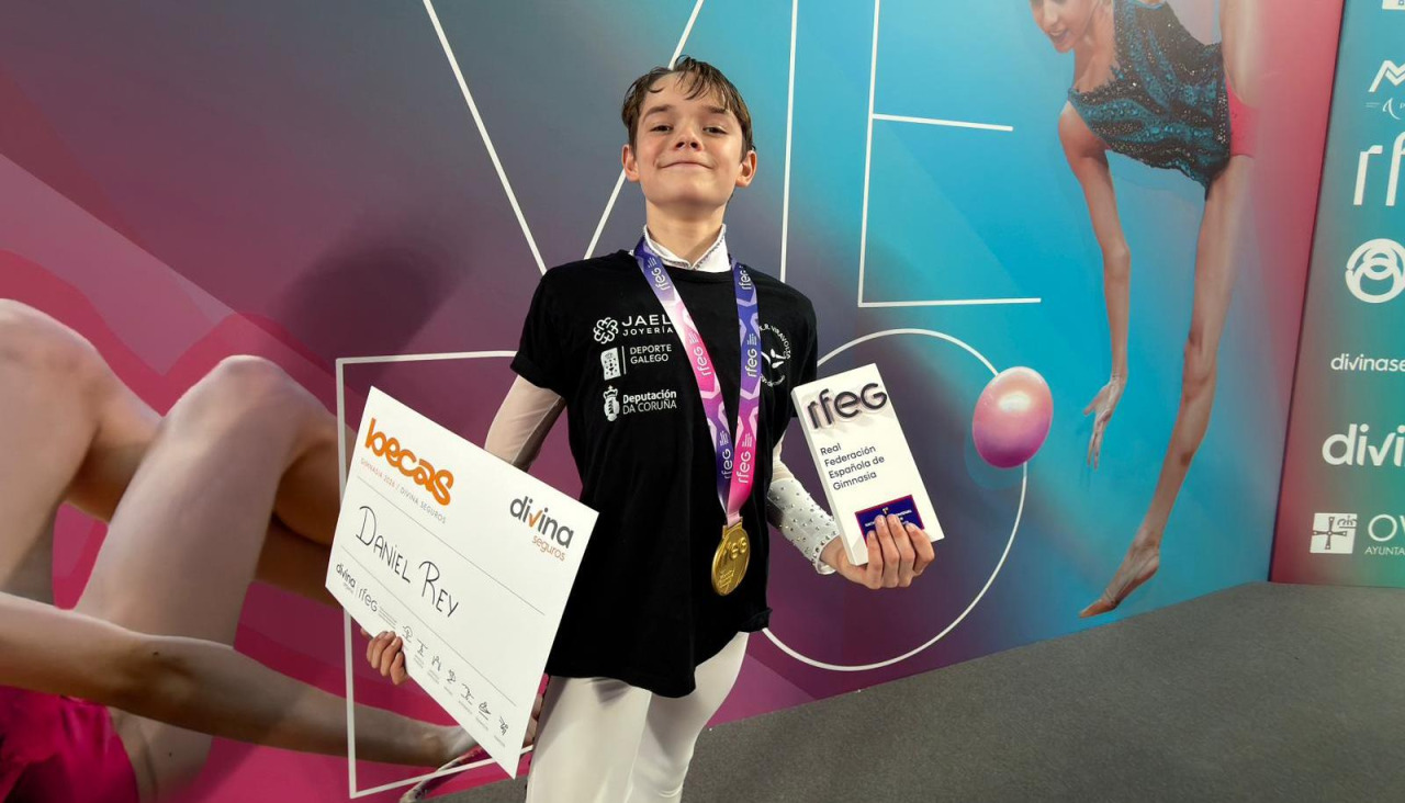 El compostelano Daniel Rey se proclama campeón de España de gimnasia ...