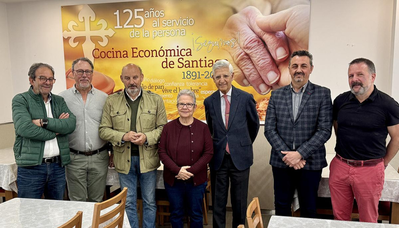 La Cocina Económica de Santiago, que cumple 135 años, continúa siendo un referente en la atención a personas en situación de vulnerabilidad en la ciudad