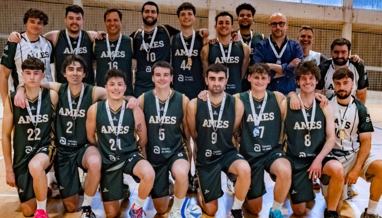 El Club Baloncesto Ames conquistó el primer título oficial de sus veinte años de historia