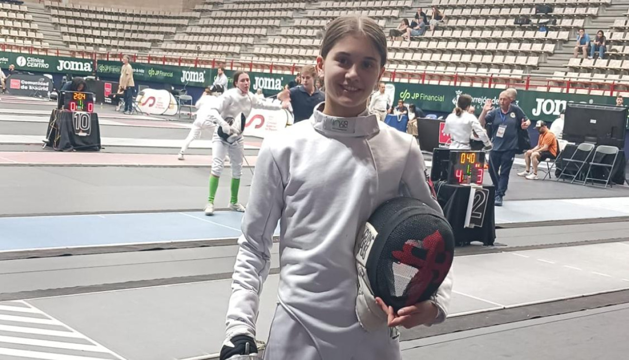 Carolina Mourelle suma una valiosa experiencia en su progresión deportiva tras sus primeros años en la esgrima