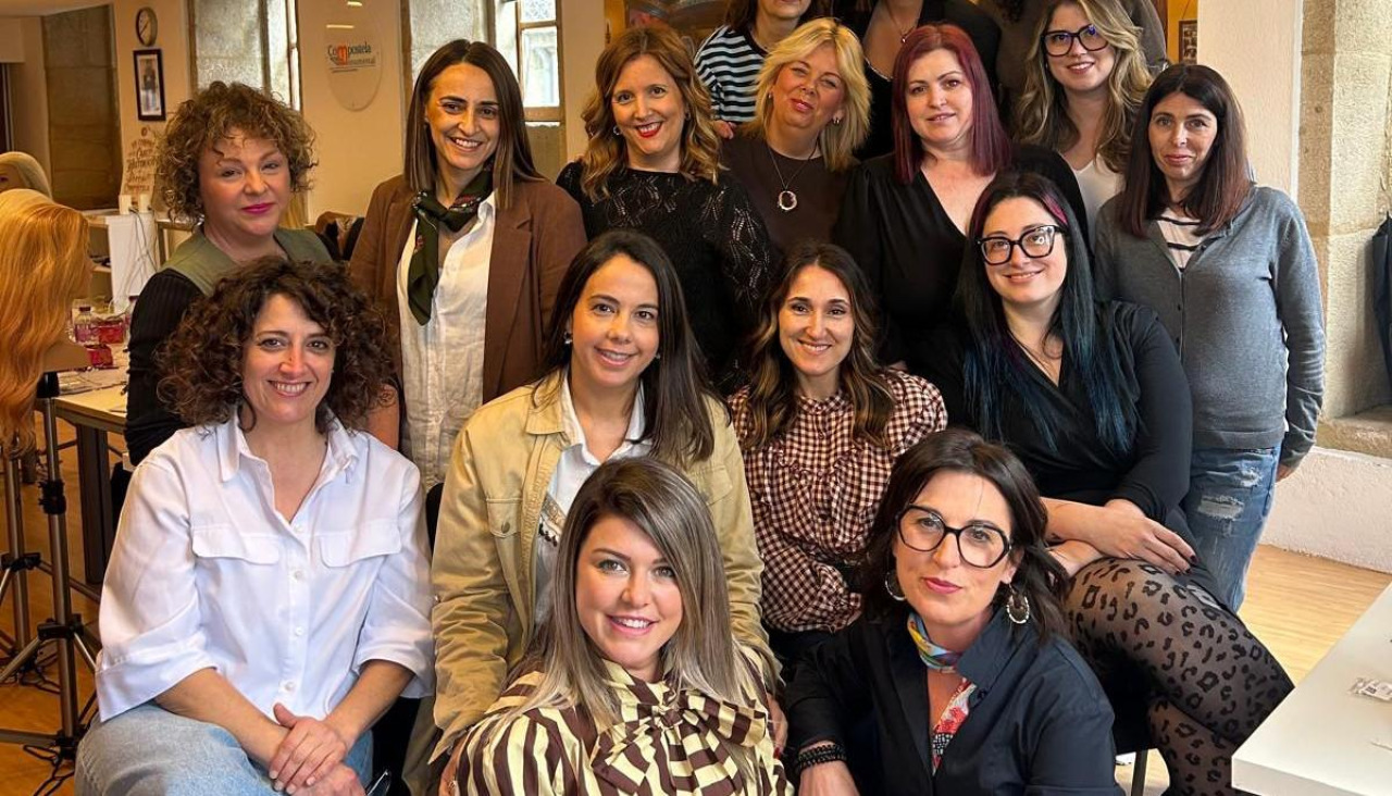 Las mujeres participantes en la masterclass