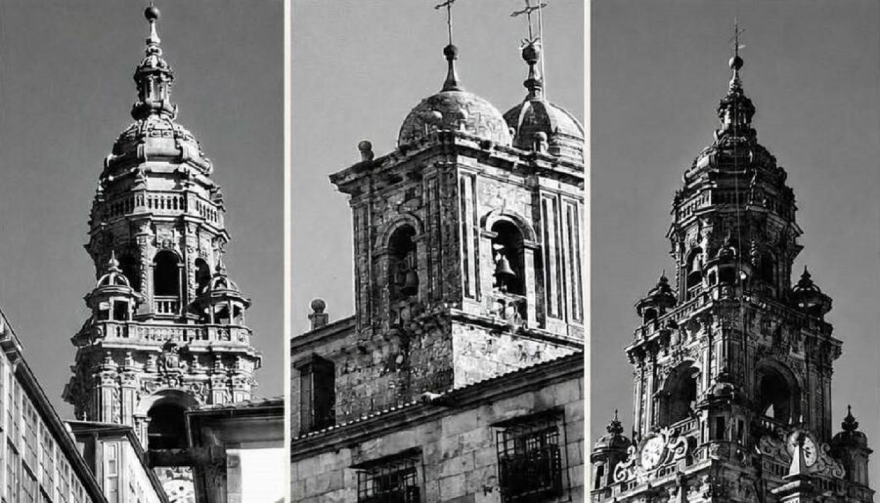 A exposición “Torres e Campanarios de Compostela” inaugúrase o 2 de xuño na Facultade de Filoloxía e poderá visitarse ata o 31 de xullo