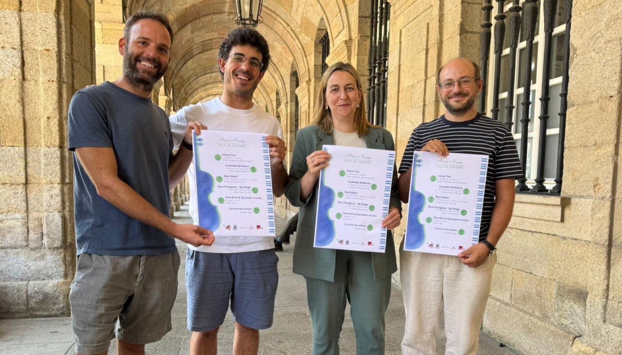 O programa de Airas Nunes Aula de Cámara combina formación especializada para novos intérpretes cun ciclo de concertos de acceso libre en diferentes espazos culturais