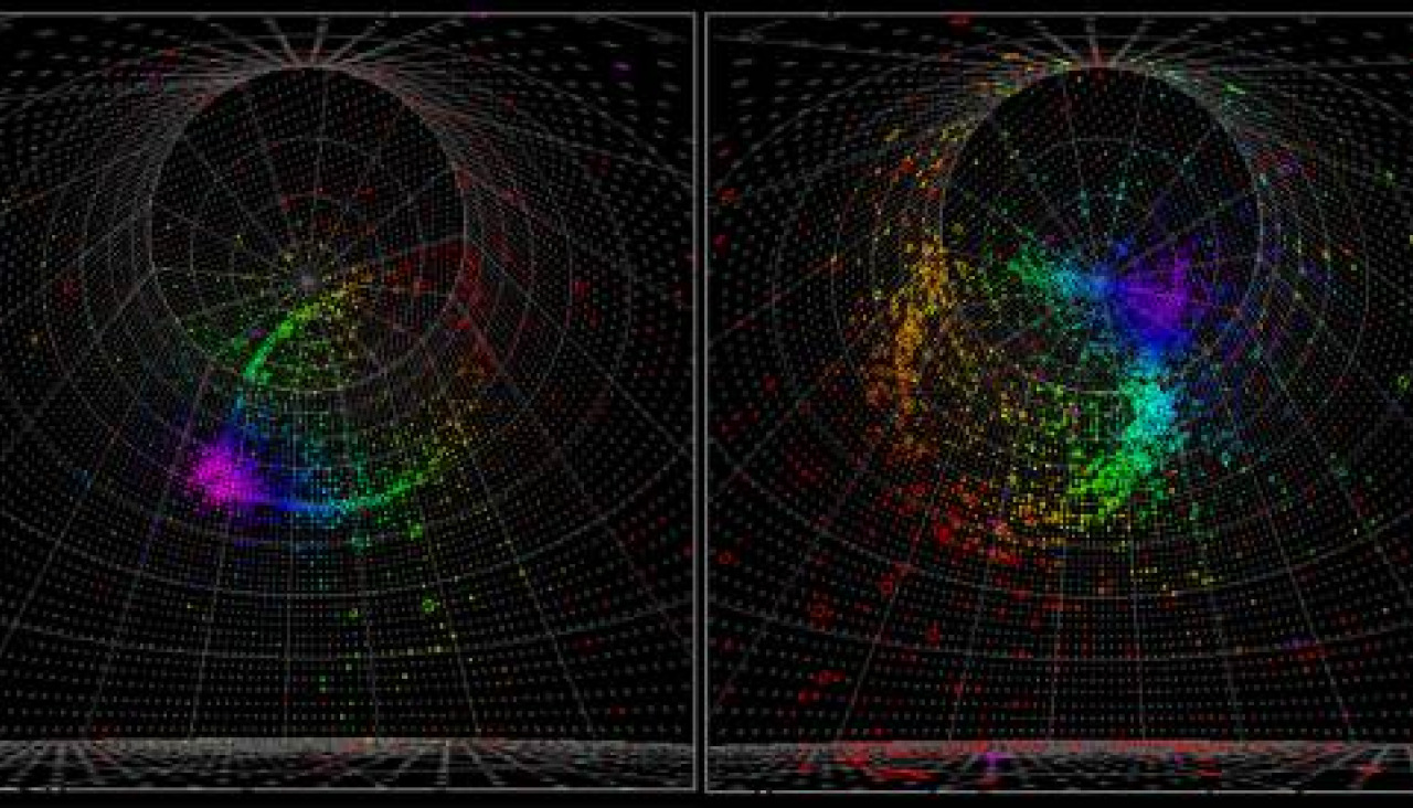 Un indicio de la violacion de la simetria entre materia y antimateria en neutrinos